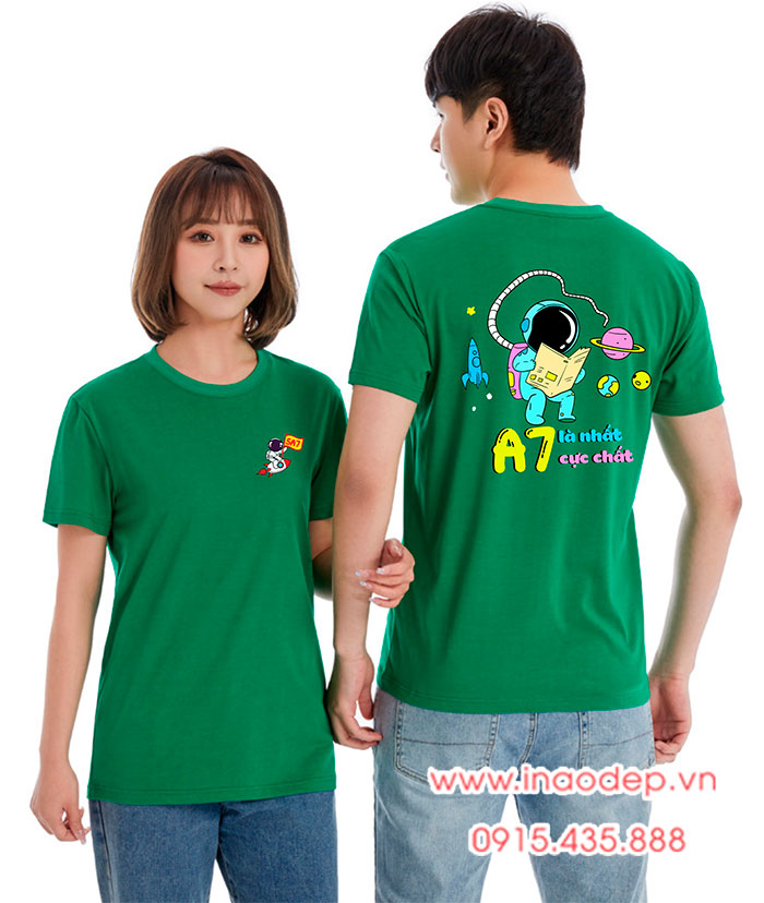 In áo phông đồng phục Lớp 5A7 | In ao phong dong phuc