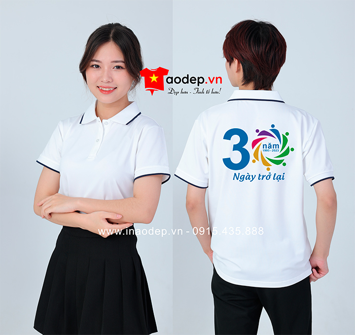 In áo kỉ niệm 30 năm Ngày trở lại 1993-2023 | In ao phong dong phuc