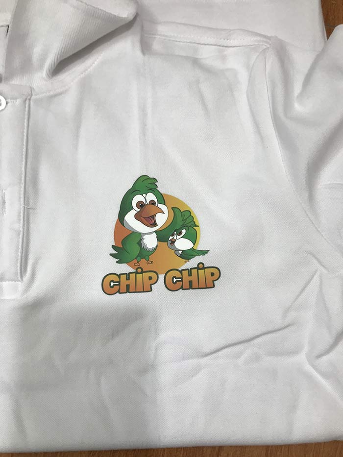 In áo phông Trung tâm tiếng anh Chip Chip | In ao phong dong phuc