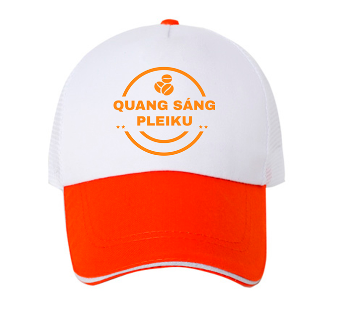 In mũ lưỡi trai Công ty Quang Sáng Pleiku | In mu luoi trai dong phuc