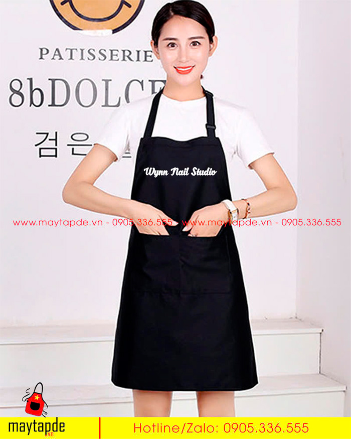 In tạp dề Wynn Nail Studio | Tap de dong phuc