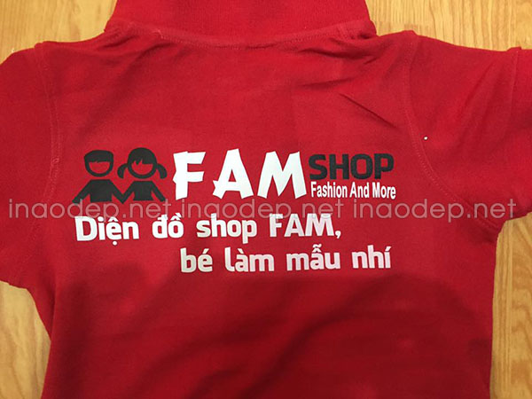 In áo phông Fam Shop