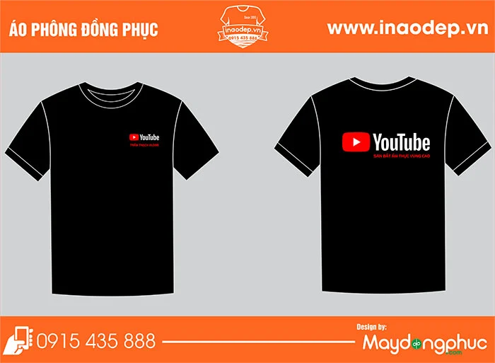 In áo Youtube Săn ẩm thực vùng cao | In ao phong dong phuc