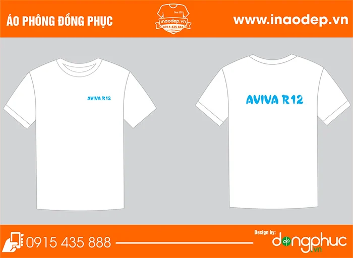 In áo công ty AVIVA R12
