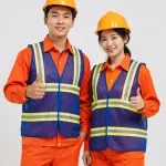 Áo Lưới phản quang bảo hộ lao động màu xanh dương