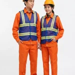 Áo Lưới phản quang bảo hộ lao động màu xanh dương