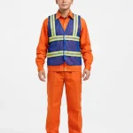Áo Lưới phản quang bảo hộ lao động màu xanh dương
