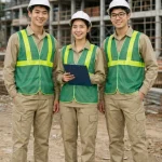 Áo Lưới phản quang bảo hộ lao động màu xanh lá cây