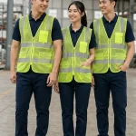 Áo Lưới phản quang màu vàng chanh