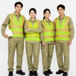 Áo Lưới phản quang màu xanh chuối phối cam