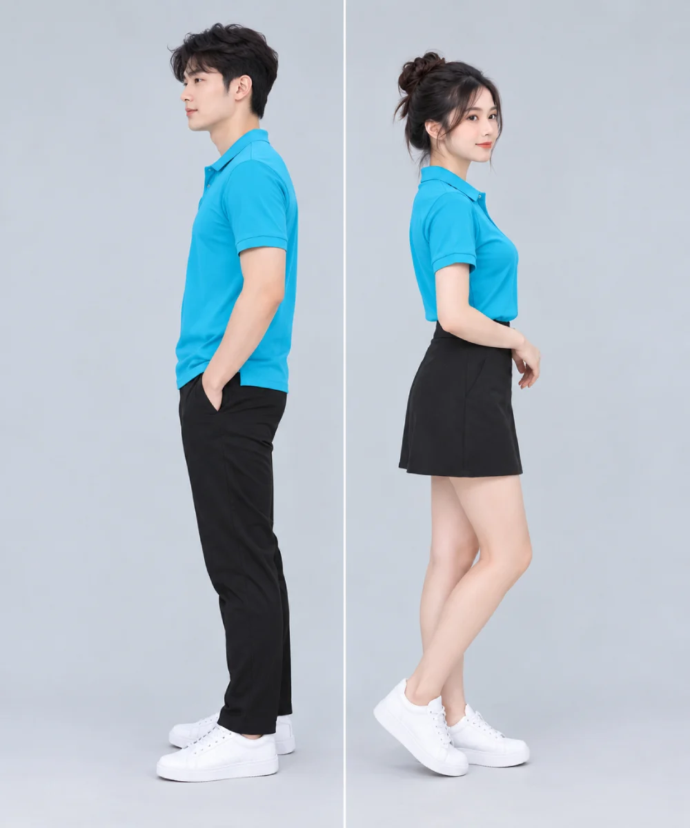 Áo Polo Đồng Phục Màu Xanh Ngọc