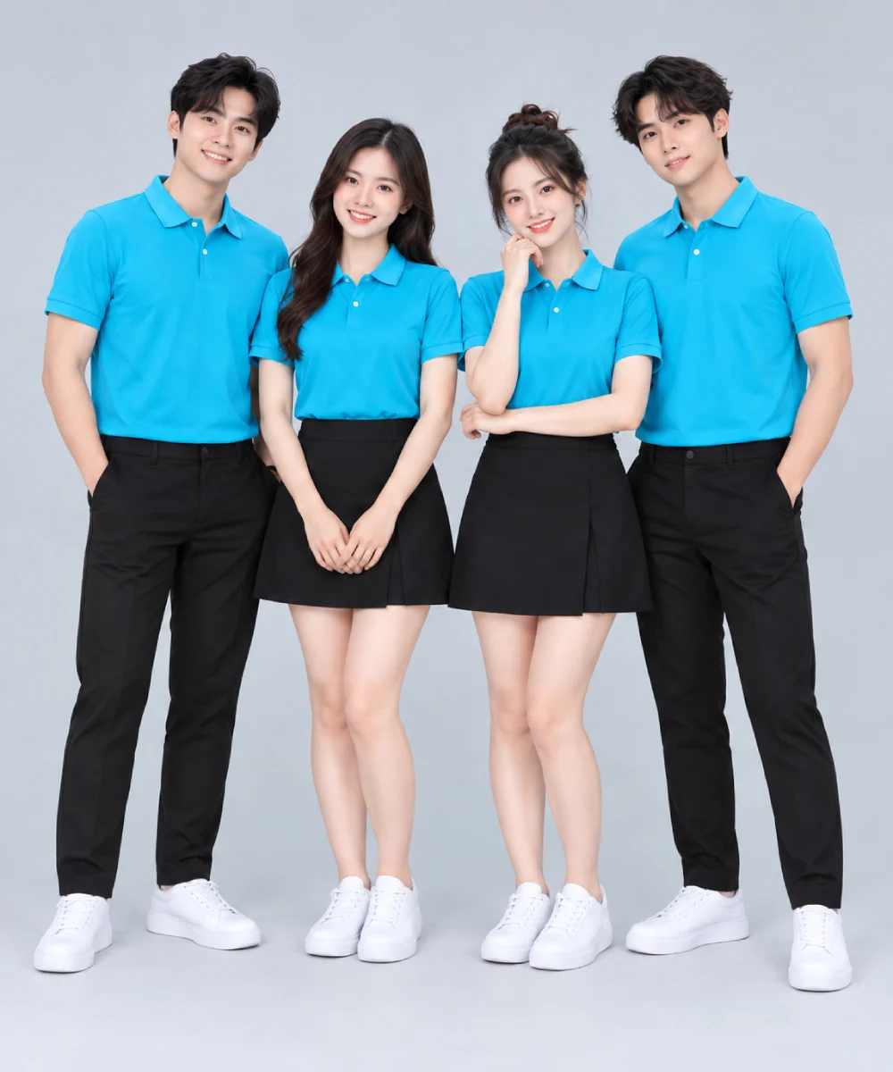 Áo Polo Đồng Phục Màu Xanh Ngọc