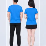 Áo Polo Đồng Phục Màu Xanh YA Phối Cam