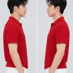 Áo Polo Đồng Phục Ngắn Tay Màu Đỏ Trơn