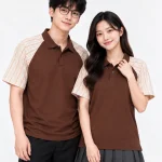 Áo Polo đồng phục Lớp màu nâm Choco