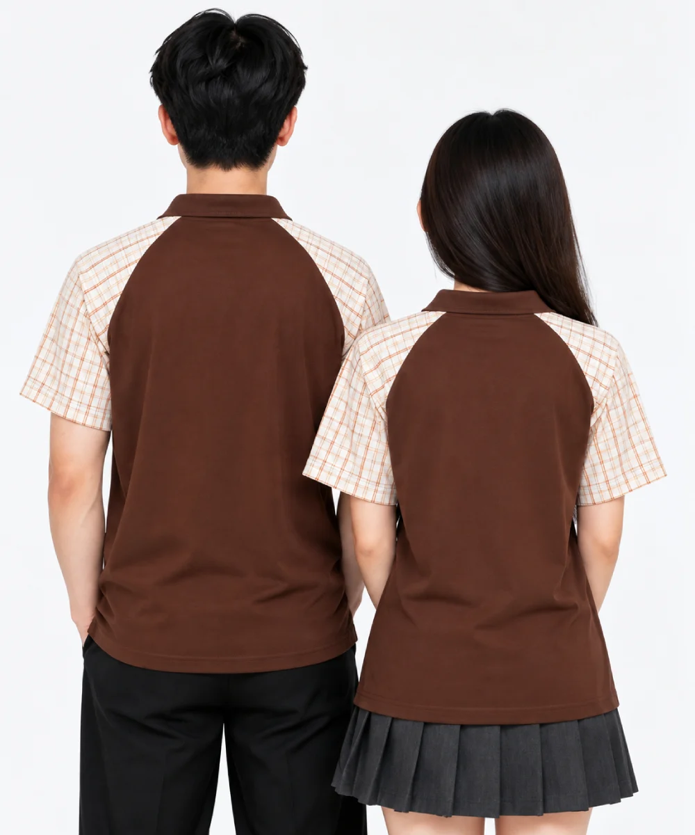 Áo Polo đồng phục Lớp màu nâm Choco