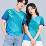 Áo Thun Đồng Phục Cổ Tròn Thể Thao Xanh Ngọc