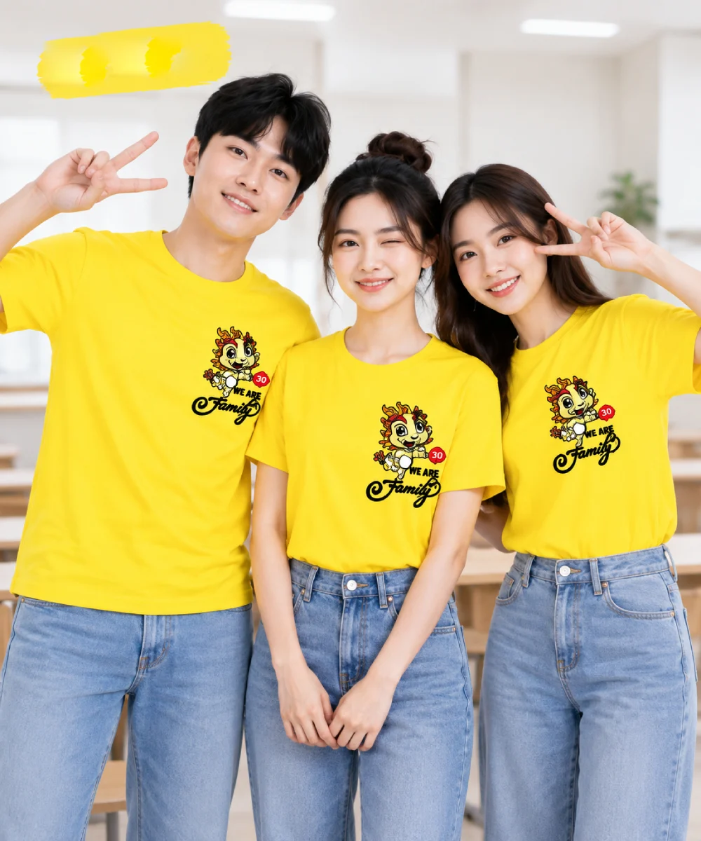 Áo đồng phục Lớp cổ tròn