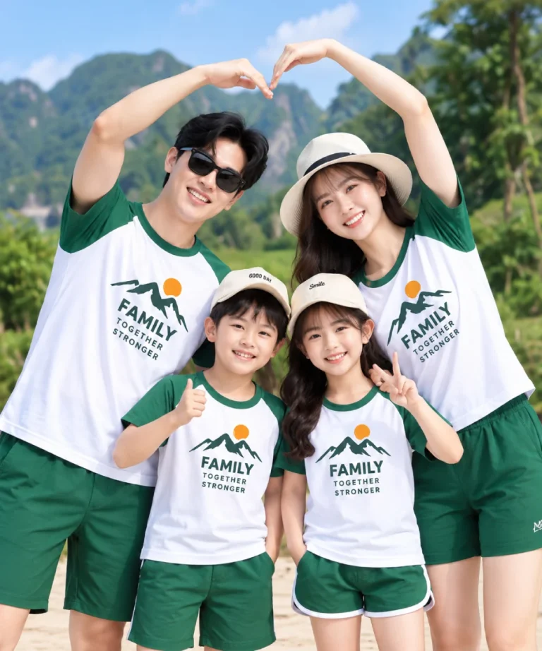 Áo đồng phục Teambuilding Gia đình Cùng nhau vượt thử thách