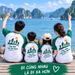 Áo đồng phục Teambuilding Gia đình Cùng nhau vượt thử thách