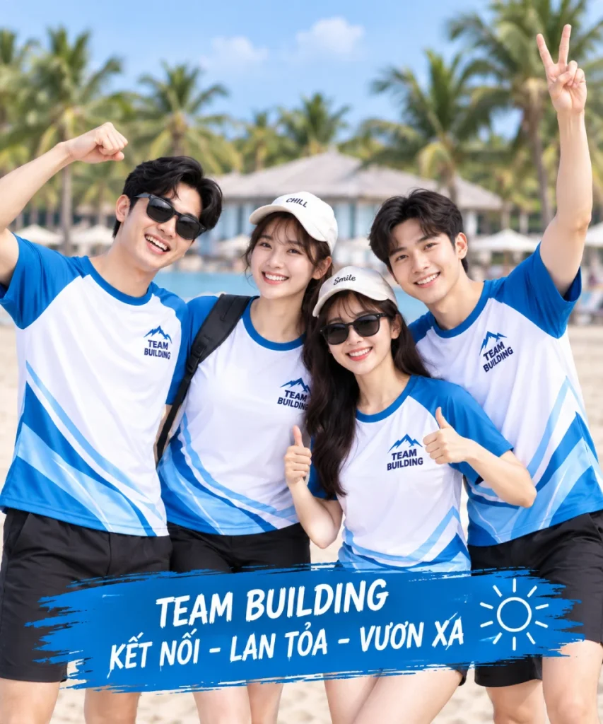 Áo đồng phục Teambuilding gắn kết - trẻ trung