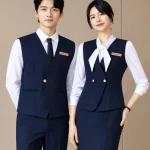 Áo đồng phục lễ tân khách sạn - áo vest thanh lịch