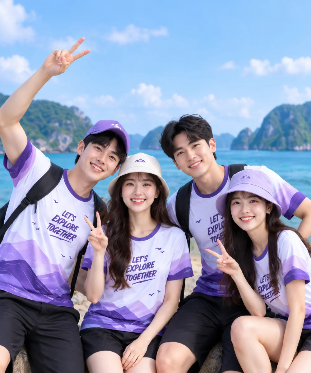 Áo du lịch đồng phục Teambuilding Tươi Sáng – Truyền Cảm Hứng