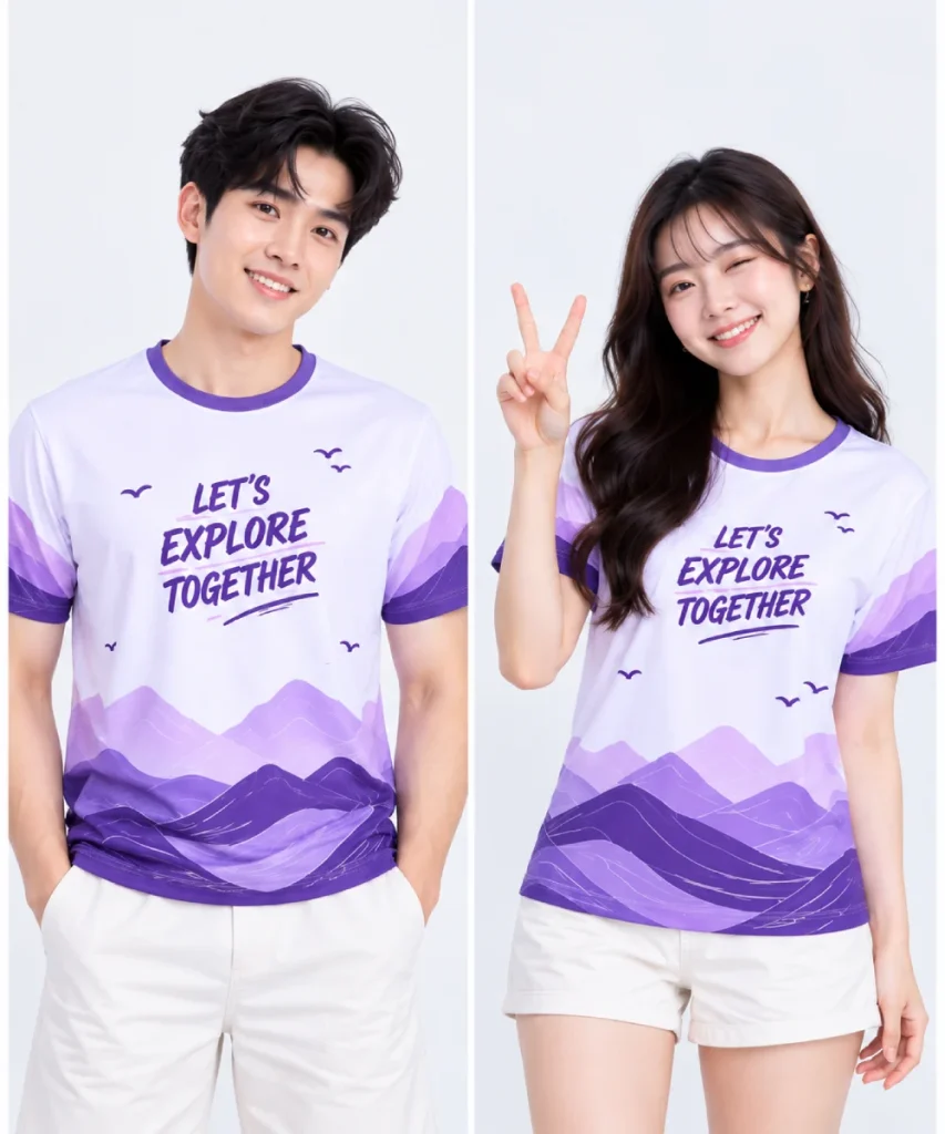 Áo du lịch đồng phục Teambuilding Tươi Sáng – Truyền Cảm Hứng
