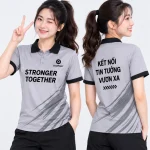 Áo du lịch đồng phục tembuilding tối giản - hiện đại