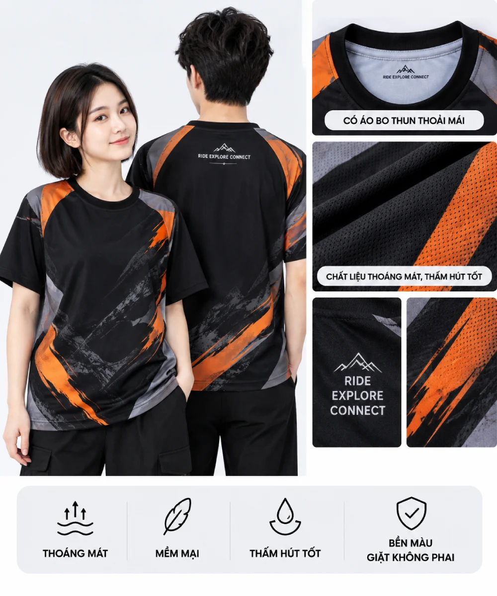 Áo nhóm moto phượt cùng nhau đi xa hơn