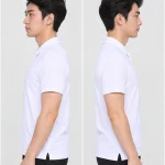 Áo polo may sẵn màu trắng