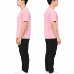 Áo thun đồng phục may sẵn màu hồng pastel
