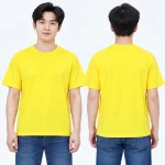 Áo thun đồng phục may sẵn màu vàng chanh