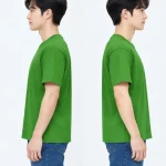 Áo thun đồng phục may sẵn màu xanh bộ đội