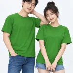 Áo thun đồng phục may sẵn màu xanh bộ đội