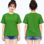Áo thun đồng phục may sẵn màu xanh bộ đội