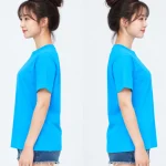 Áo thun đồng phục may sẵn màu xanh da trời