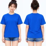 Áo thun đồng phục may sẵn màu xanh dương