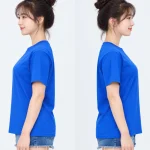 Áo thun đồng phục may sẵn màu xanh dương