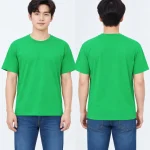 Áo thun đồng phục may sẵn màu xanh lá cây