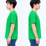Áo thun đồng phục may sẵn màu xanh lá cây