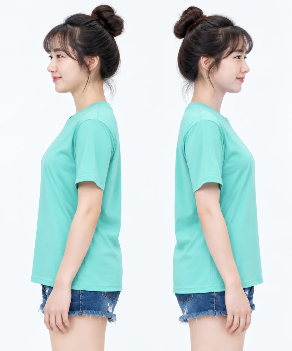 Áo thun đồng phục may sẵn màu xanh ngọc