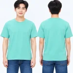 Áo thun đồng phục may sẵn màu xanh ngọc