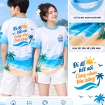 Áo thun nhóm đi biển - Biển gọi ta đi