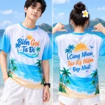Áo thun nhóm đi biển - Biển gọi ta đi