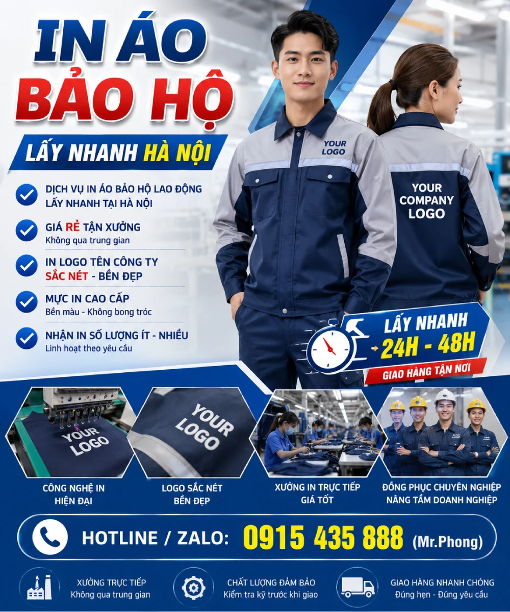 In áo bảo hộ