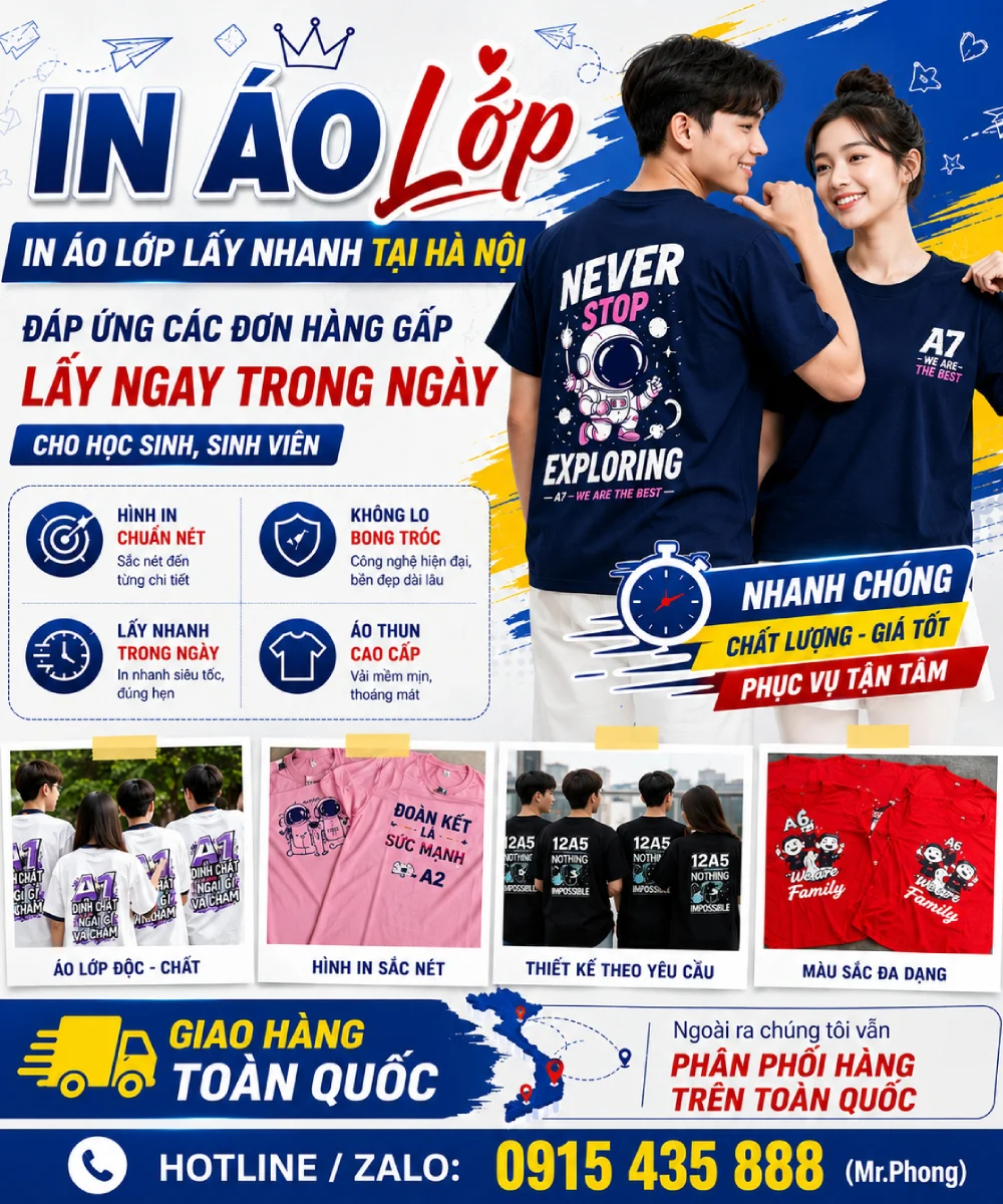 In áo lớp