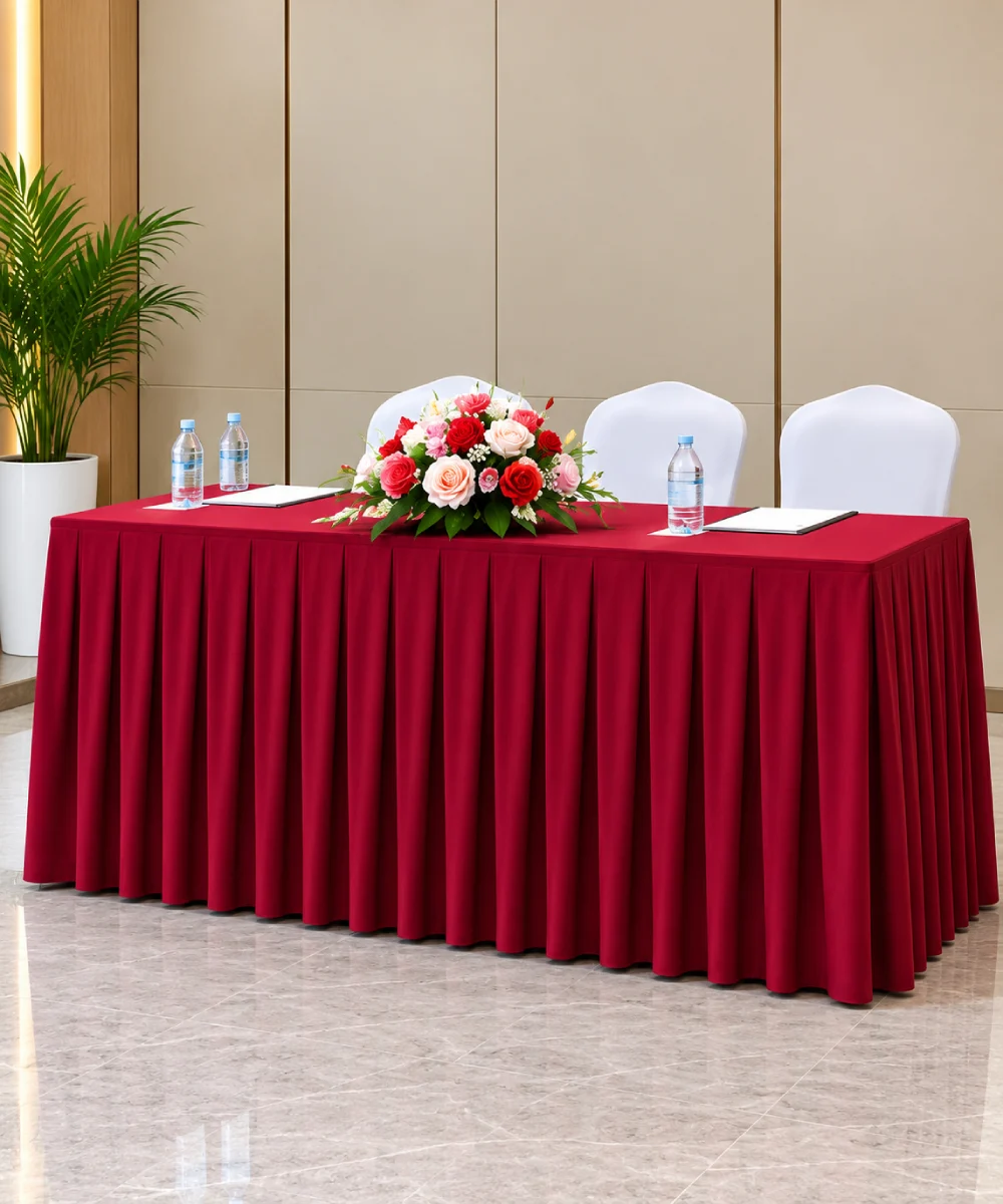 Khăn trải bàn hội nghị đa sắc màu