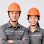 Mũ bảo hộ lao động màu cam