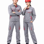 Mũ bảo hộ lao động 3 gân màu đỏ